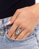 Painted Palooza - Silver Ring Paparazzi