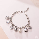 Easy Excellence - White Bracelet Paparazzi