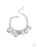 Easy Excellence - White Bracelet Paparazzi
