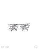 WRIGHT Here! - Silver Cuff Links Paparazzi