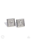 Dear Dazzle - White Cuff Links Paparazzi
