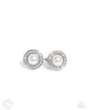 Protective Pearls - White Cuff Links Paparazzi