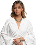 Complete Look Necklace: Coastal Shelf - Copper & Bracelet: Coastal Cay - Copper set Paparazzi