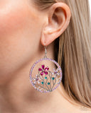 Basic Bouquet - Pink Earrings Paparazzi