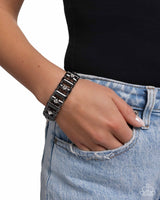 Dotted Dazzle - Black Bracelet Paparazzi