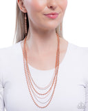 Lockdown Layers - Copper Necklace Paparazzi