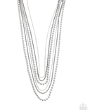 Lockdown Layers - Silver Necklace Paparazzi