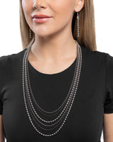Lockdown Layers - Silver Necklace Paparazzi