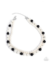 Pearl Pageantry - Black and White Pearl Necklace Paparazzi