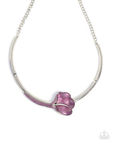 Calla Lily Chic - Purple Necklace Paparazzi