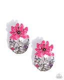 Hummingbird Homecoming - Pink Earrings Paparazzi