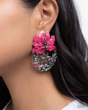 Hummingbird Homecoming - Pink Earrings Paparazzi