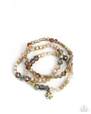 Mental Mentality - Brown Bracelets Paparazzi