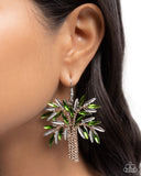Palm Tree Pizzazz - Green Earrings Paparazzi