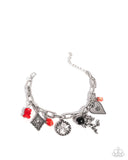 Western Wit -  Red Charm Bracelet