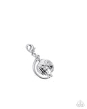 Global Glory - Silver Globe Charm Paparazzi