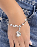 Global Glory - Silver Globe Charm Paparazzi