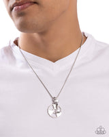 Weighted Welcome - Silver Necklace Paparazzi