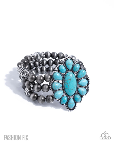 Traditional Tailoring - Blue Bracelet Paparazzi