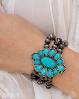 Traditional Tailoring - Blue Bracelet Paparazzi