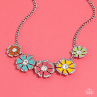 Playful Posies multi colored necklaces