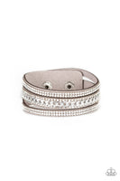 Rollin In Rhinestones - Silver Bracelet Paparazzi