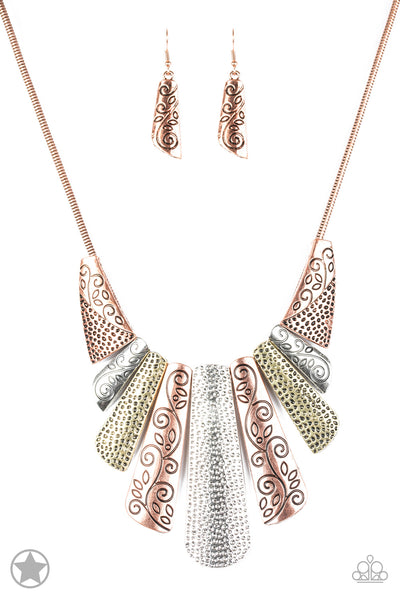 Untamed Copper Necklace Paparazzi