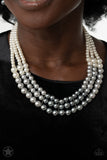 Lady In Waiting Ombre Pearl Necklace Paparazzi