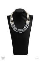 Lady In Waiting Ombre Pearl Necklace Paparazzi