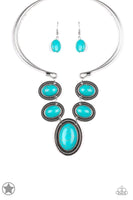 River Ride - Blue Necklace Paparazzi