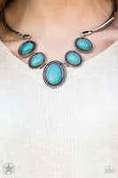 River Ride - Blue Necklace Paparazzi