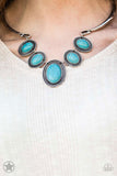 River Ride - Blue Necklace Paparazzi