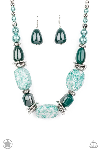In Good Glazes - Blue Necklace Paparazzi