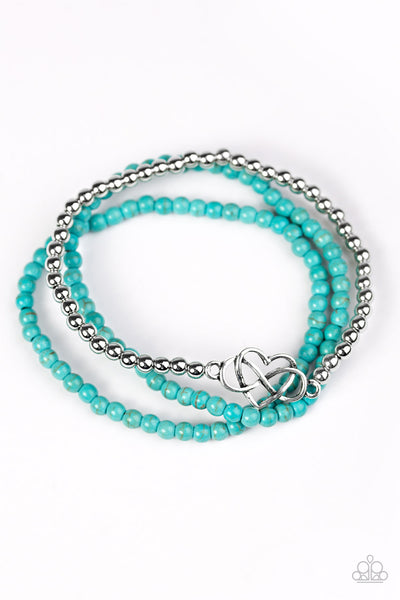 Collect Moments - Blue Bracelet Paparazzi