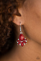 GLAM Up! - Red Earrings Paparazzi