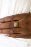 Texture Timbre - Brass Ring Paparazzi
