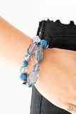 Rockin Rock Candy - Blue Bracelet Paparazzi