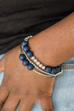 New Adventures - Blue Bracelet Paparazzi