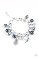 Lady Love Dove - Blue Bracelet Paparazzi