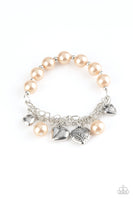 More Amour - Brown Pearl Bracelet Paparazzi