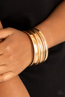 Sahara Shimmer - Gold Bracelet Paparazzi