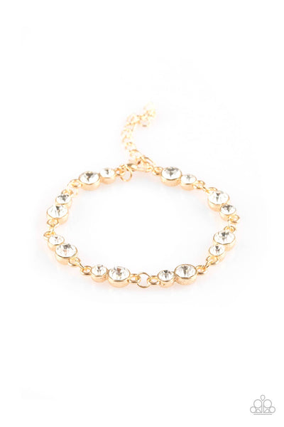 Twinkle Twinkle Little STARLET - Gold Bracelet Paparazzi