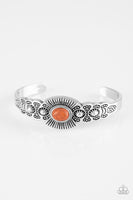 Wide Open Mesas - Orange Bracelet Paparazzi