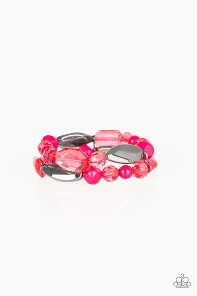 Rockin Rock Candy - Pink Bracelet Paparazzi