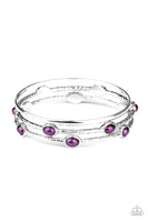Bangle Belle - Purple Bracelet Paparazzi