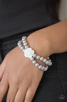 Posh and Posy - Silver Pearl Bracelet Paparazzi