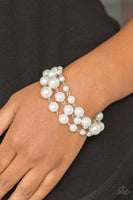 Until The End Of TIMELESS - White Bracelet Paparazzi