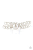 Romantic Redux - White Bracelet Paparazzi