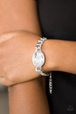 Luxury Lush - White Bracelet Paparazzi