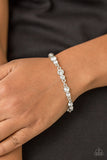 Twinkle Twinkle Little STARLET- White Bracelet Paparazzi